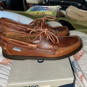 Sebago Brown Leather Loafers